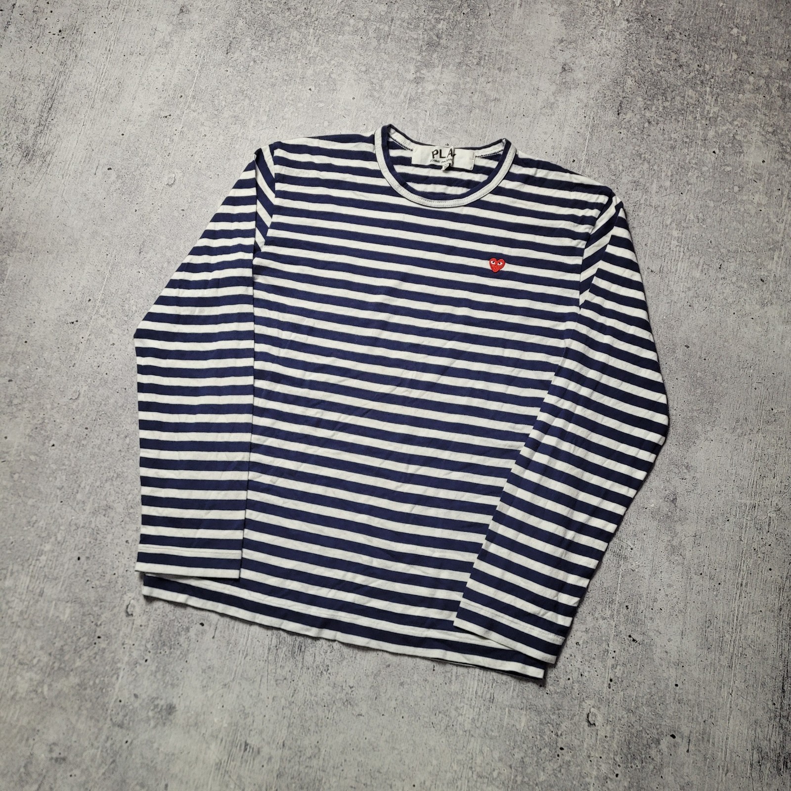 Comme des Garcons Striped Long Sleeve T Shirt Mens Size M (S)