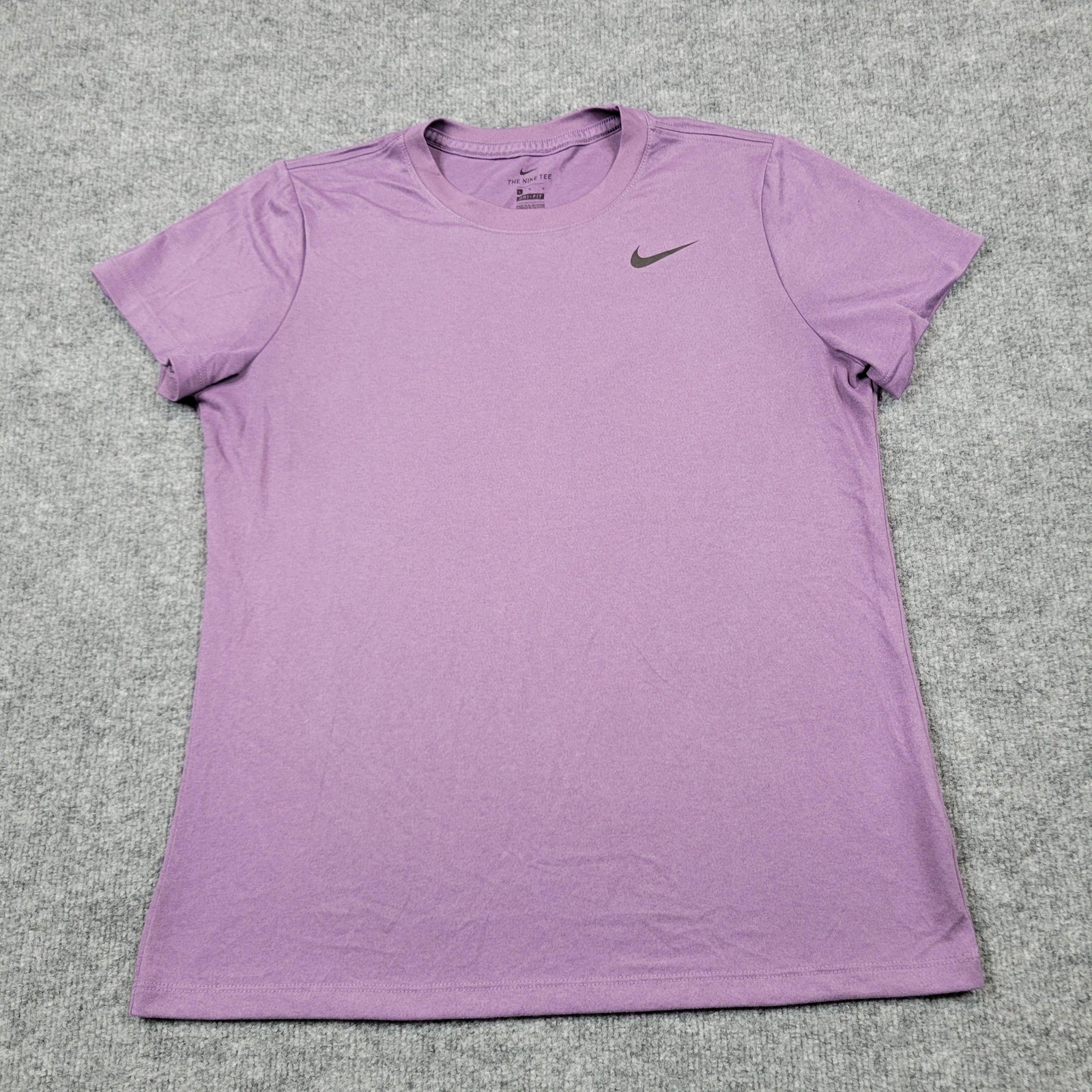Nike Shirt Womens Large Purple Dri-FIT Short Sleeve Athletic Performance Tee Top