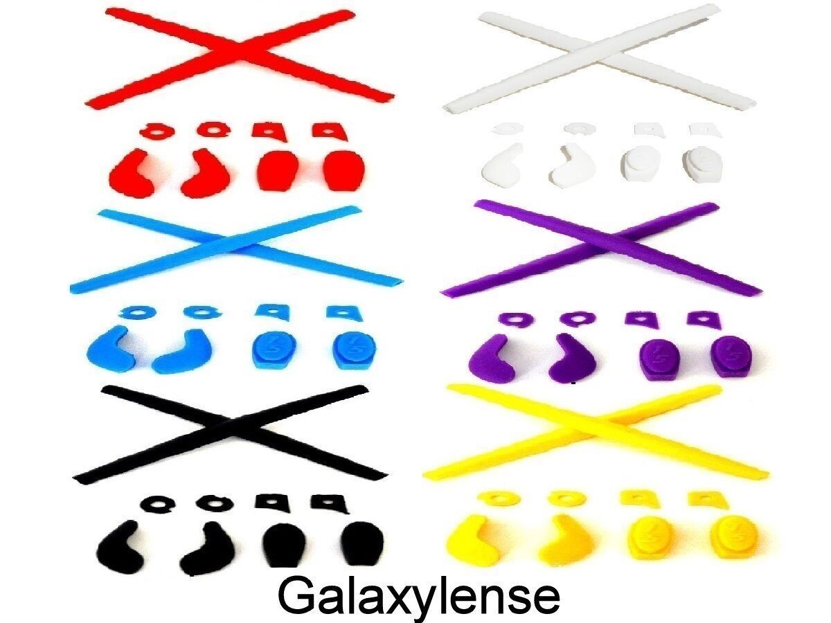 Galaxy Earsocks Nose Pads Rubber Kits For Oakley Juliet Sunglasses 6 Color Sets
