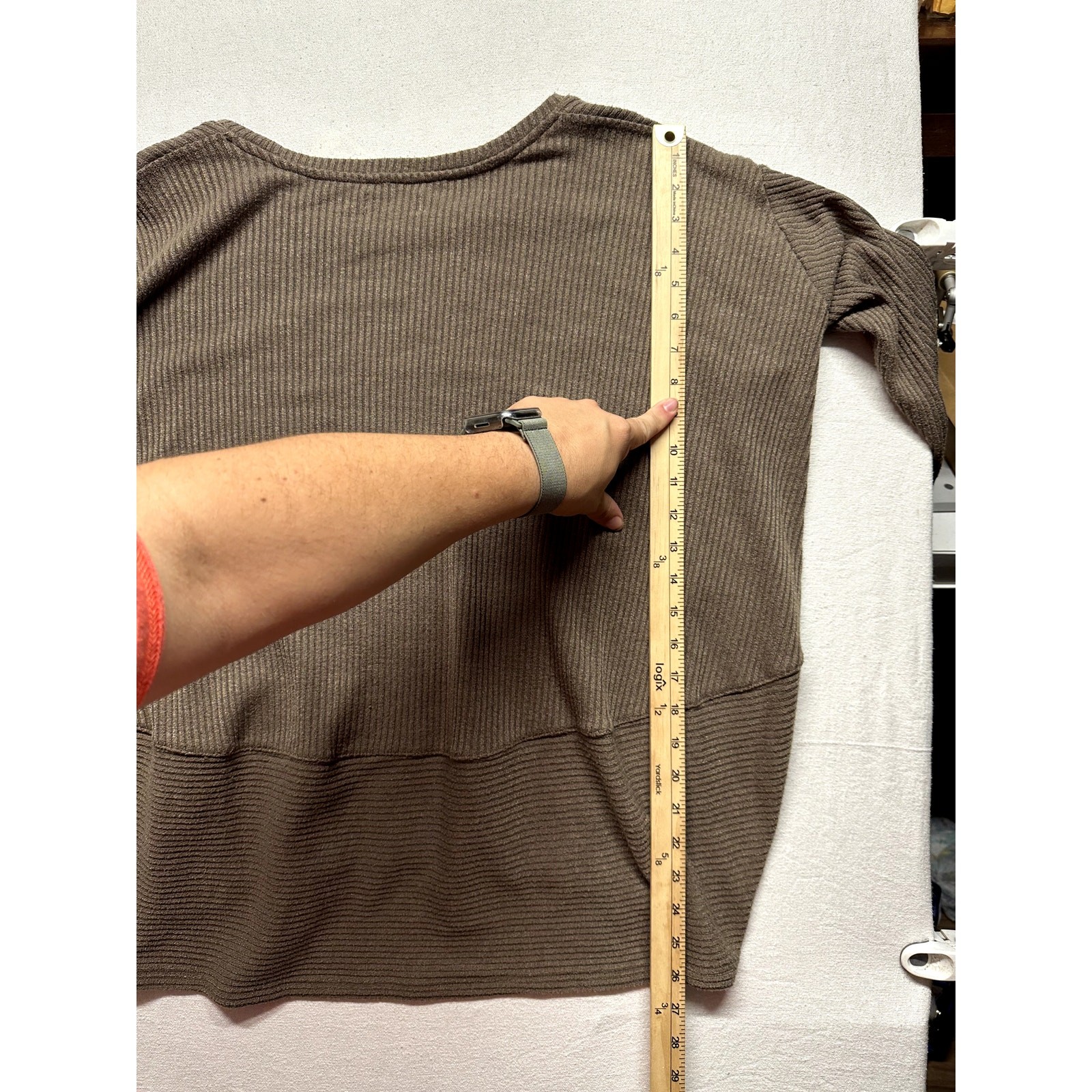 Altar’d State Olive Green Oversized Knit Pullover Top Small Boho Slouchy