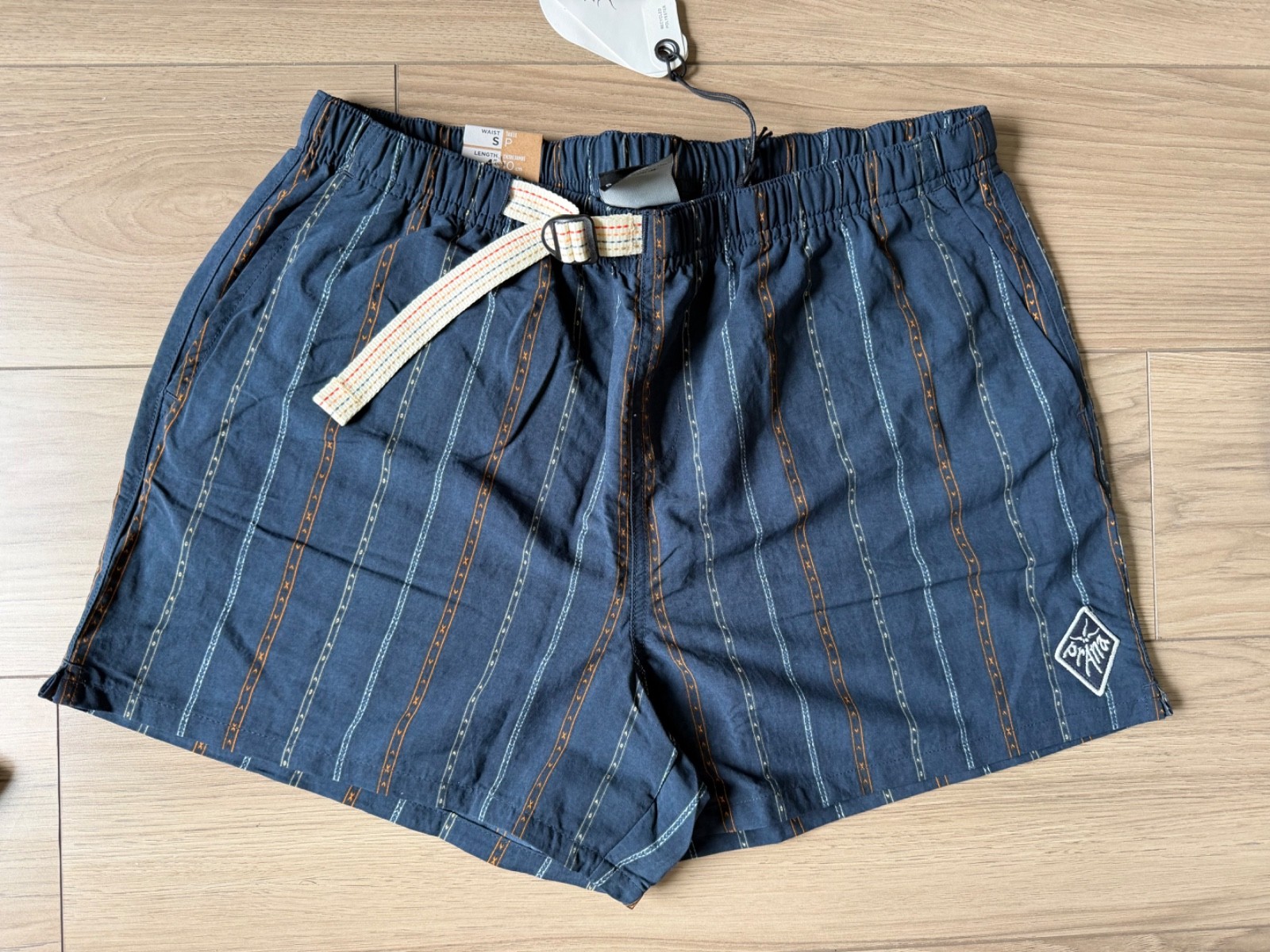 Prana Indio Heritage Short Men’s S 4″ inseam Stormy Night NWT $75