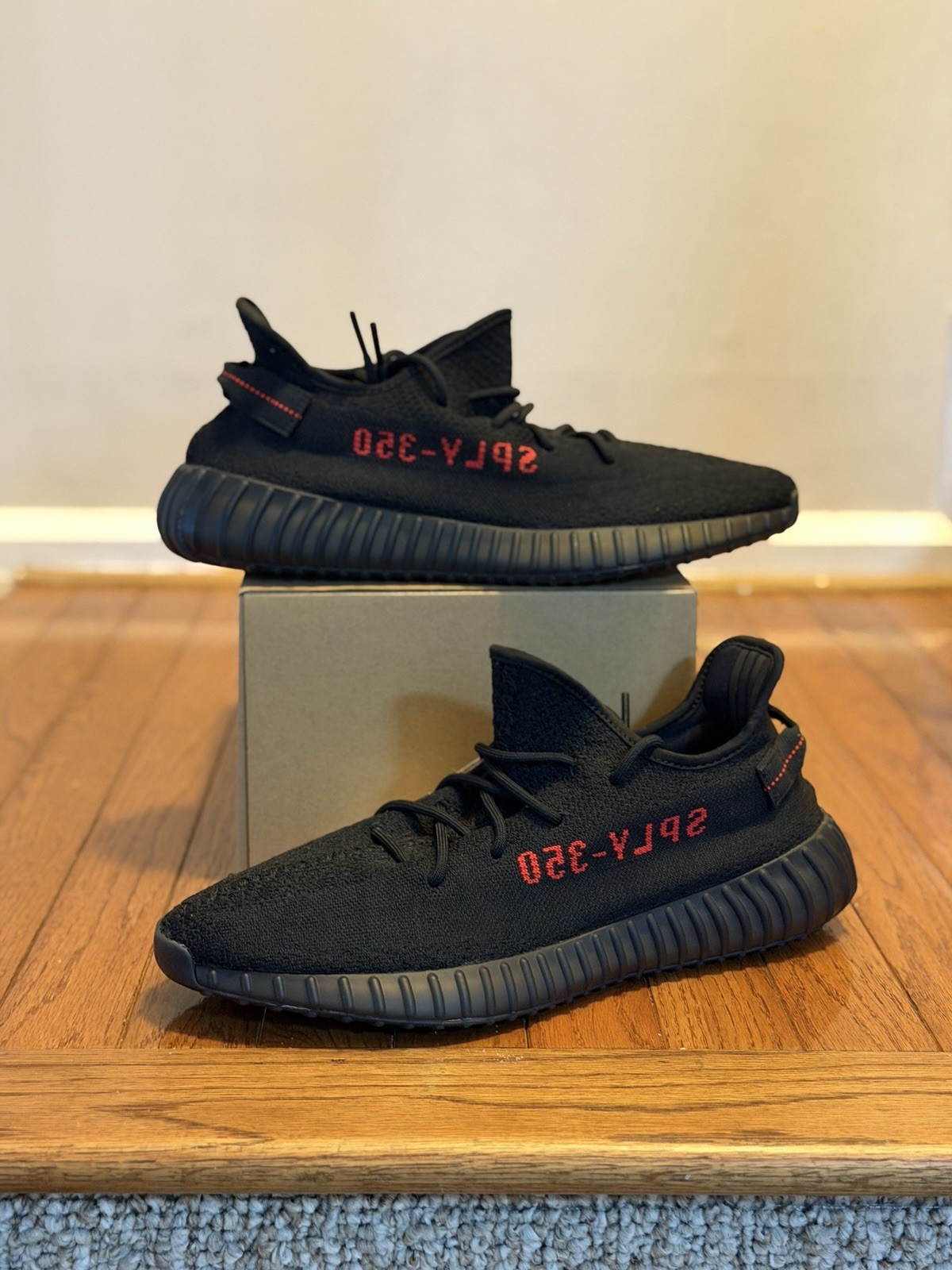Yeezy Boost 350 V2 Black Red Size 14 Core Black Red CP9652