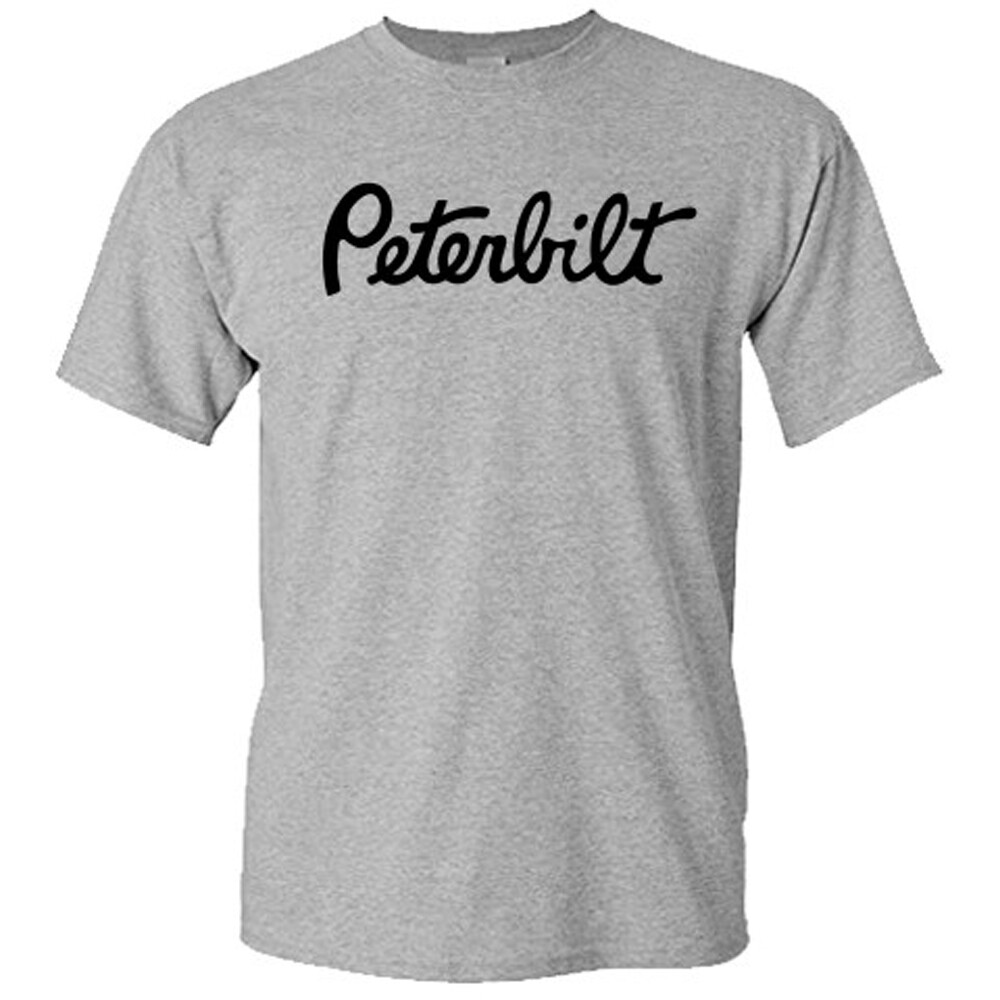 Peterbilt Trucks Trucker Men’s Grey T-Shirt Size S to 5XL
