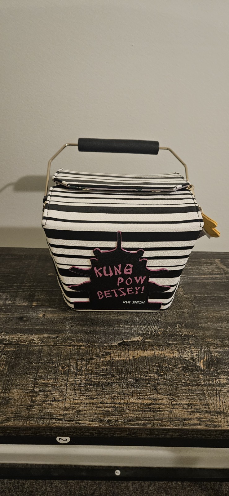 Betsey Johnson “Kung Pow Betsey” Takeout Box Purse