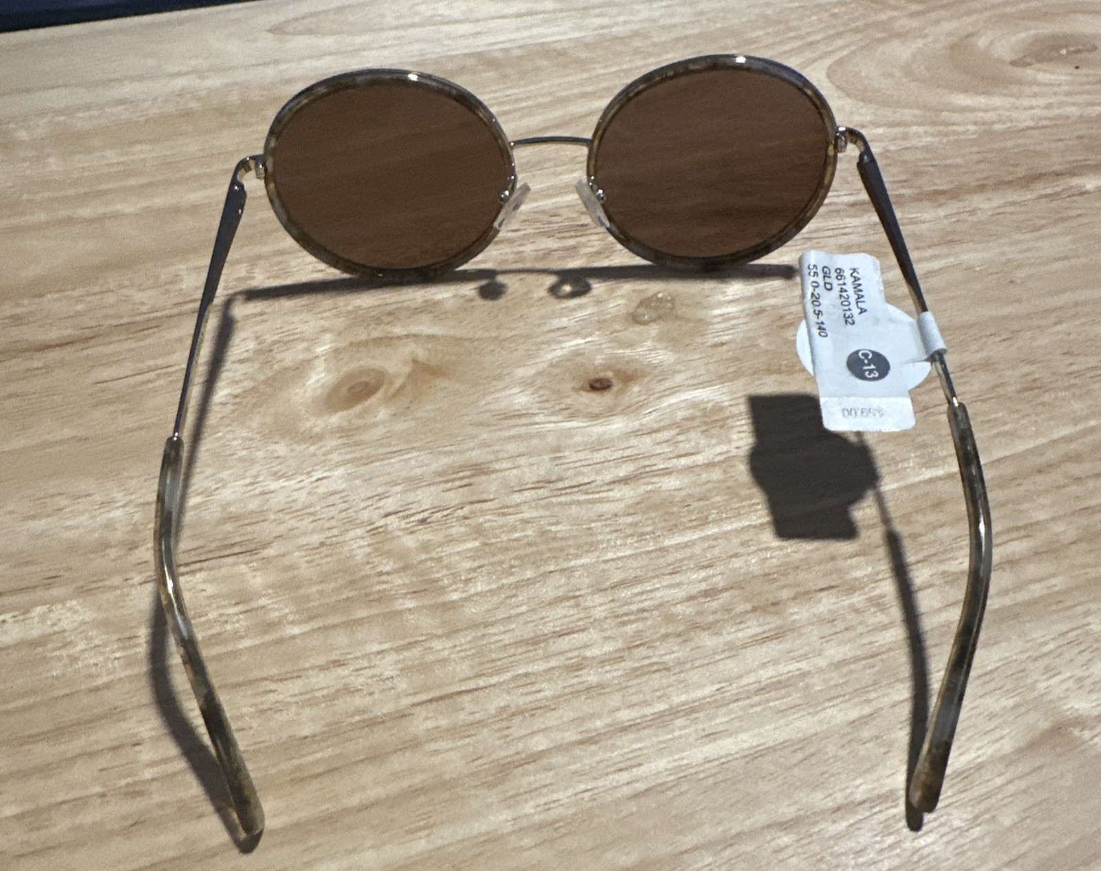 Keo Rx’able Womens Sunglasses, Kamala, Gold, 55.0-20.5-140