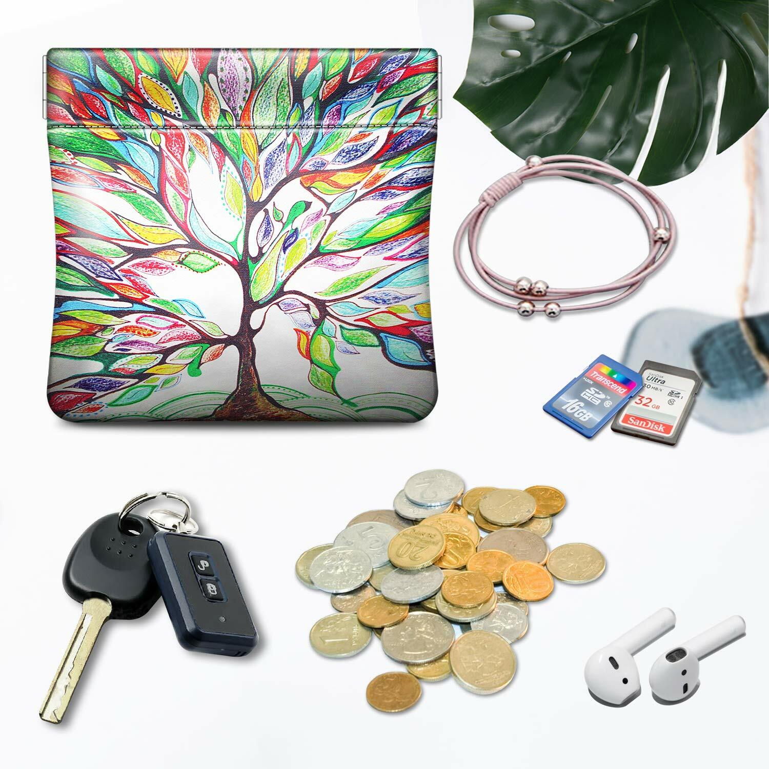 Coins Pouch Change Purse Small Coin Bag Shopper Money Holder Wallet Woman Girls