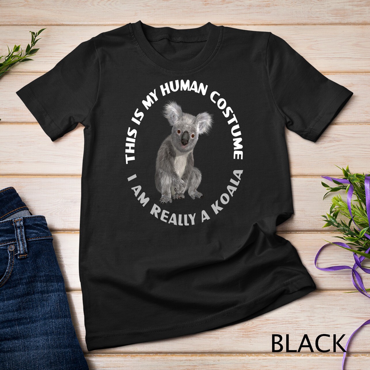Funny Koala Bear Costume Cute Animal lover Halloween Gifts Unisex T-shirt