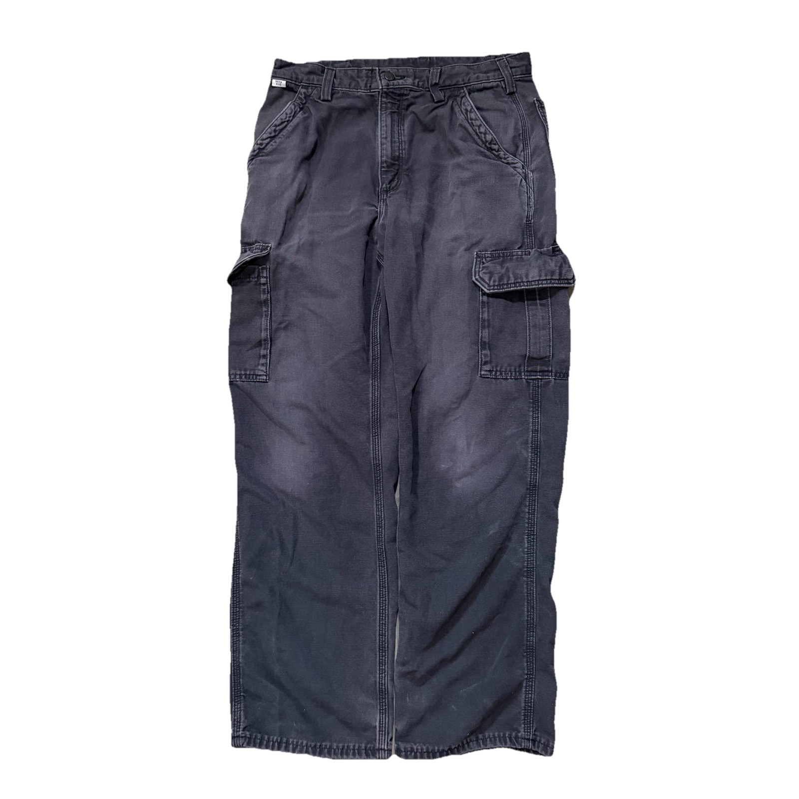Carhartt FRB40 DKL Men’s FR Work Cargo Pants Gray 33×32 Canvas Cotton Nylon