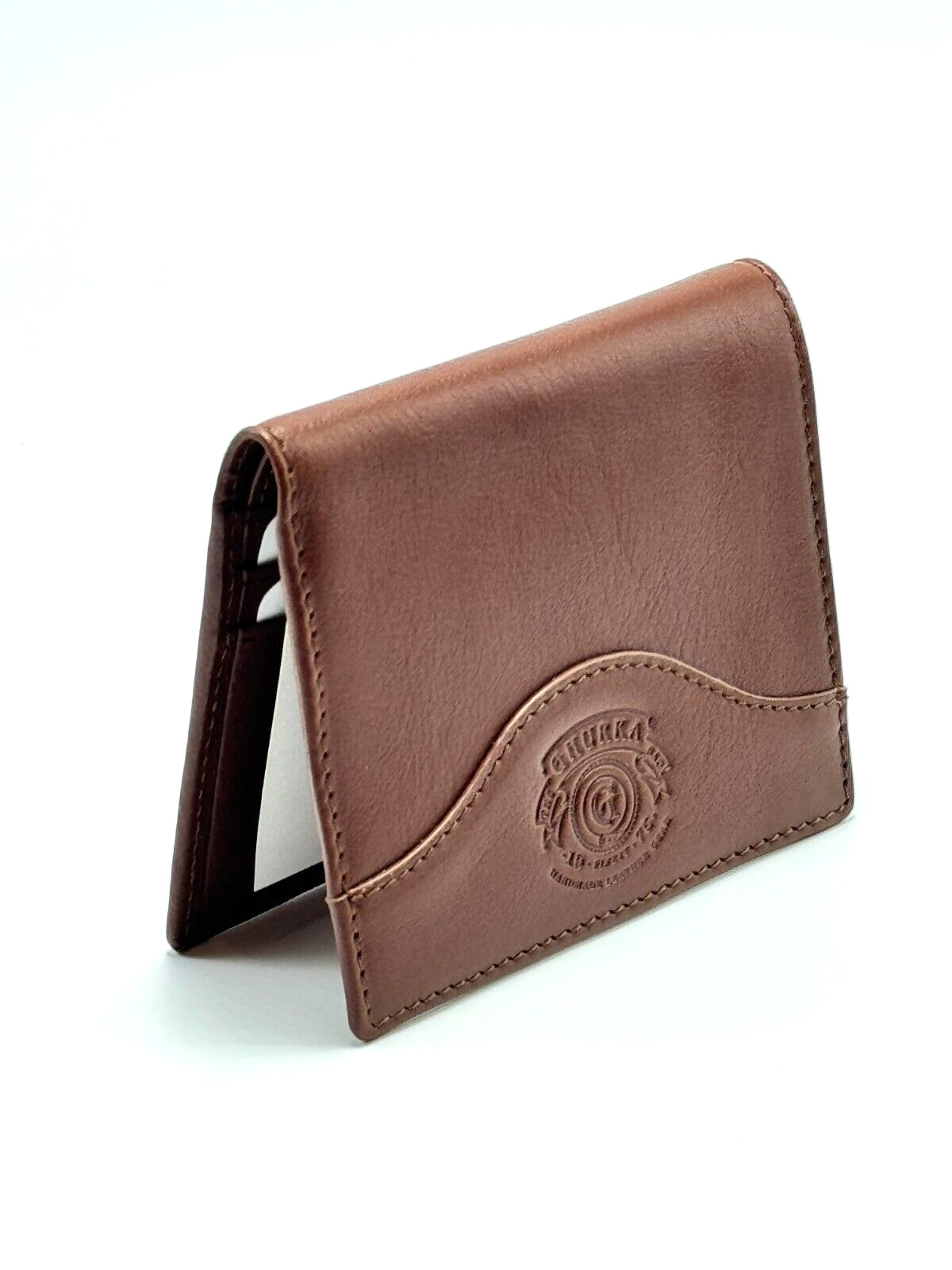 $235 Compact Wallet No. 397 | Vintage Chestnut Leather
