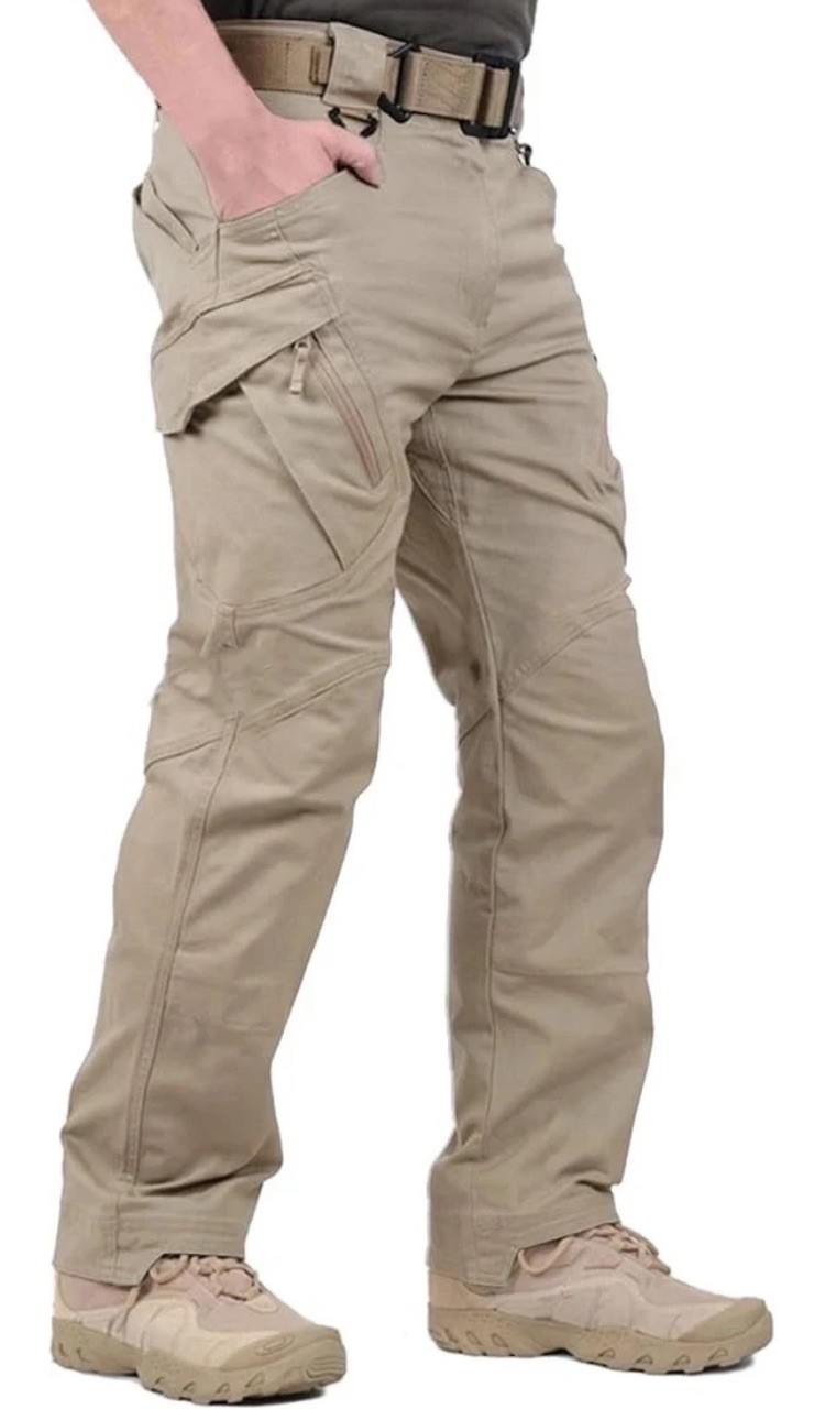 US Men Tactical Cargo Pants Khaki 3XL XXXL Soldier Straight-fit Work Outdoor