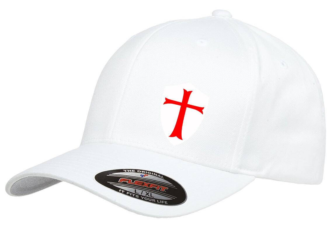 KNIGHTS TEMPLAR SHIELD FLEXFIT 6277 HAT *FREE SHIPPING in BOX*