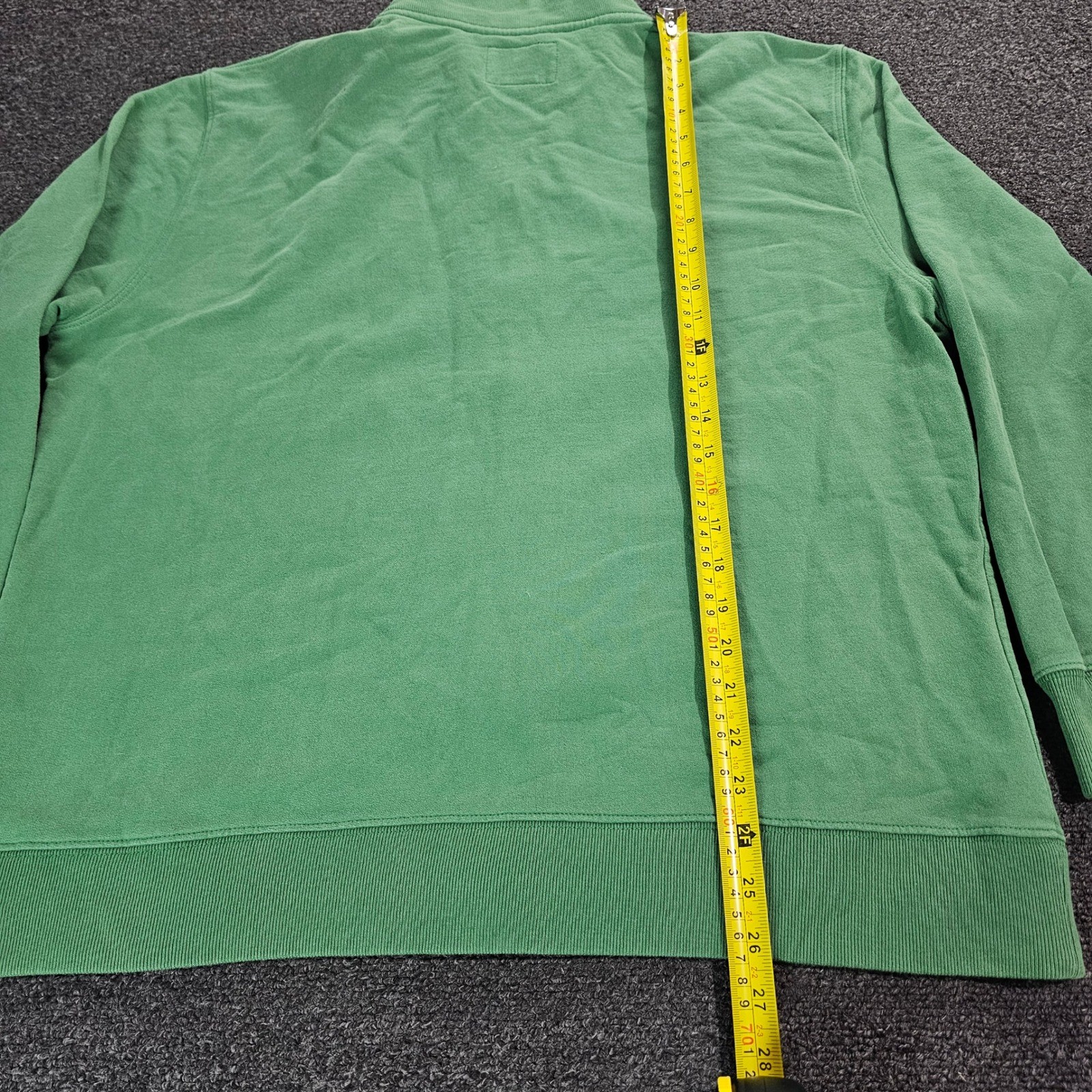 47 Brand Notre Dame Fighting Irish Sweatshirt Mens XL Full Zip Green Relaxed Fit