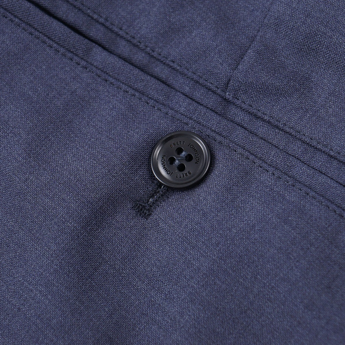 Brett Johnson Blue Extrafine Wool Drawstring Jogger Pants L 35-37 (Eu 52) NWT