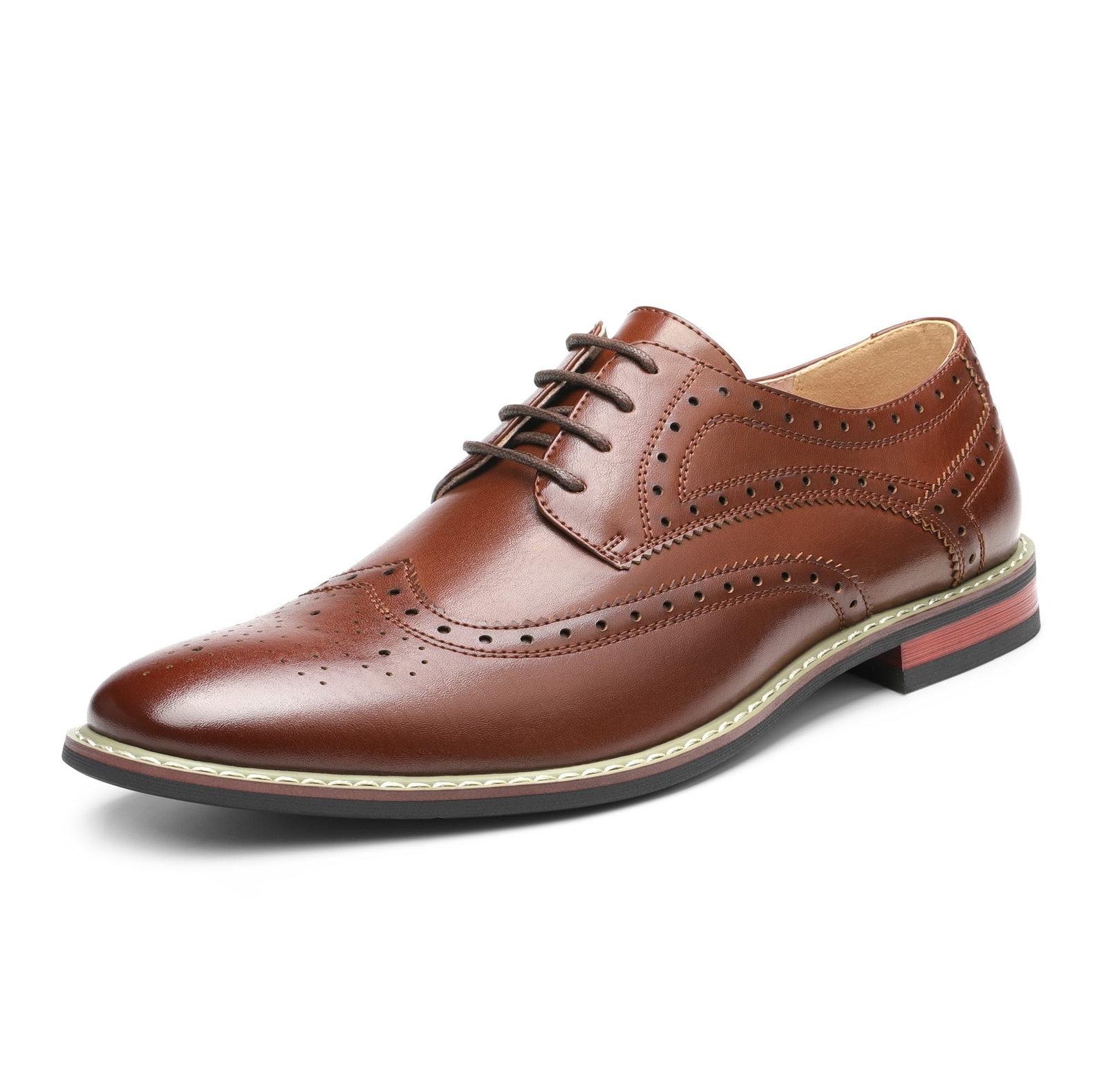 Men’s Oxfords Wingtip Dress Business Classic Modern Formal Shoes US Wide 6.5-15