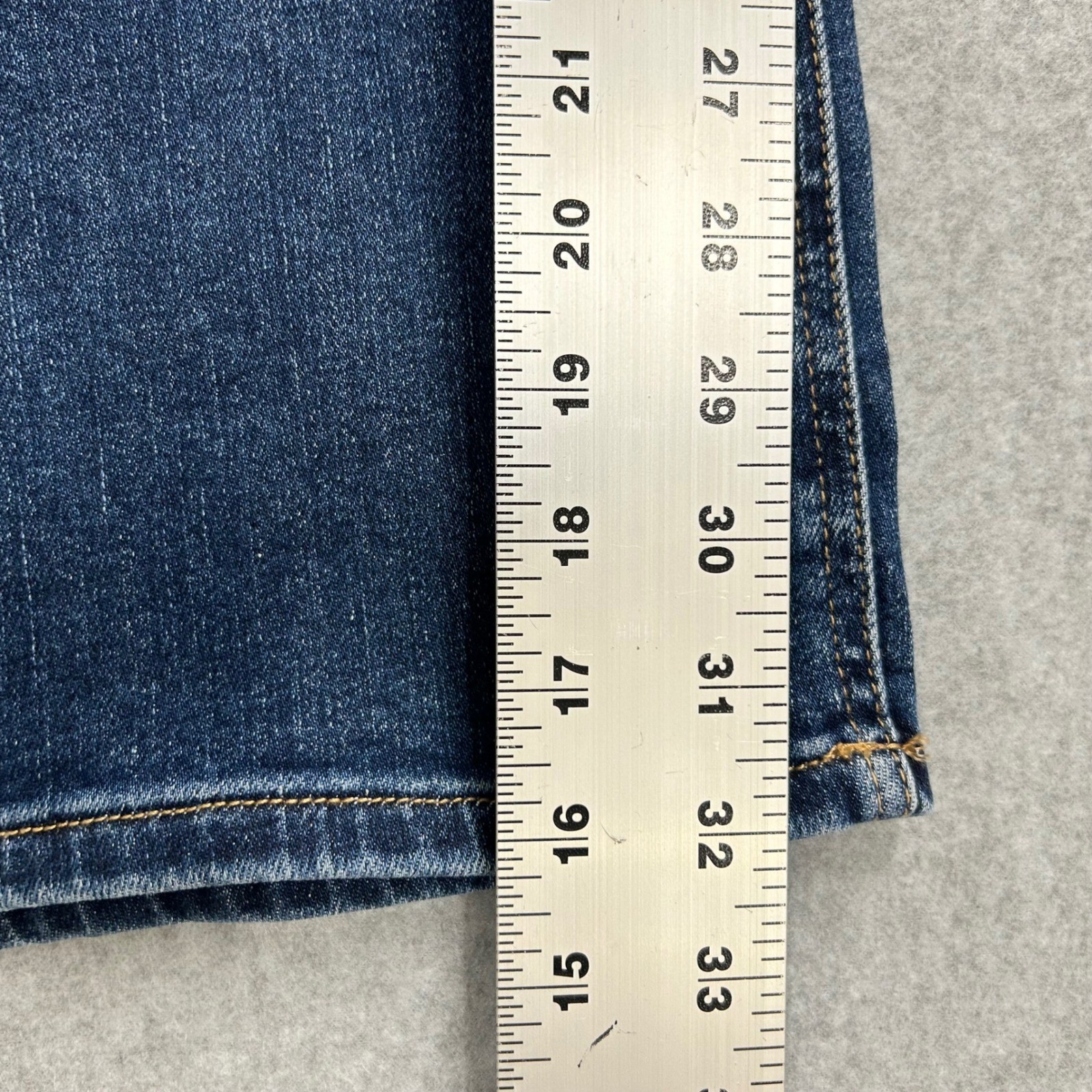 Flying Monkey Los Angeles Straight Leg Jeans Dark Wash High Rise Size 28 F5363