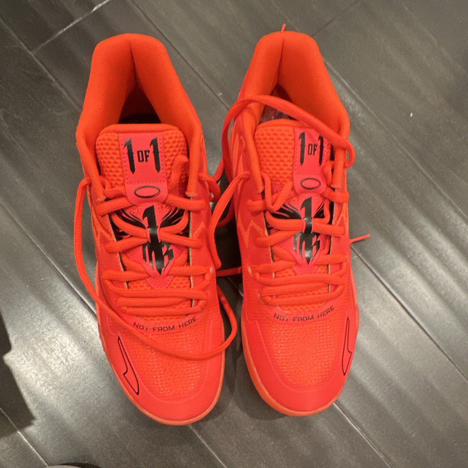 Lamelo Ball PUMA MB.01 Red blast fiery RedMid Top Basketball Sneakers size 12