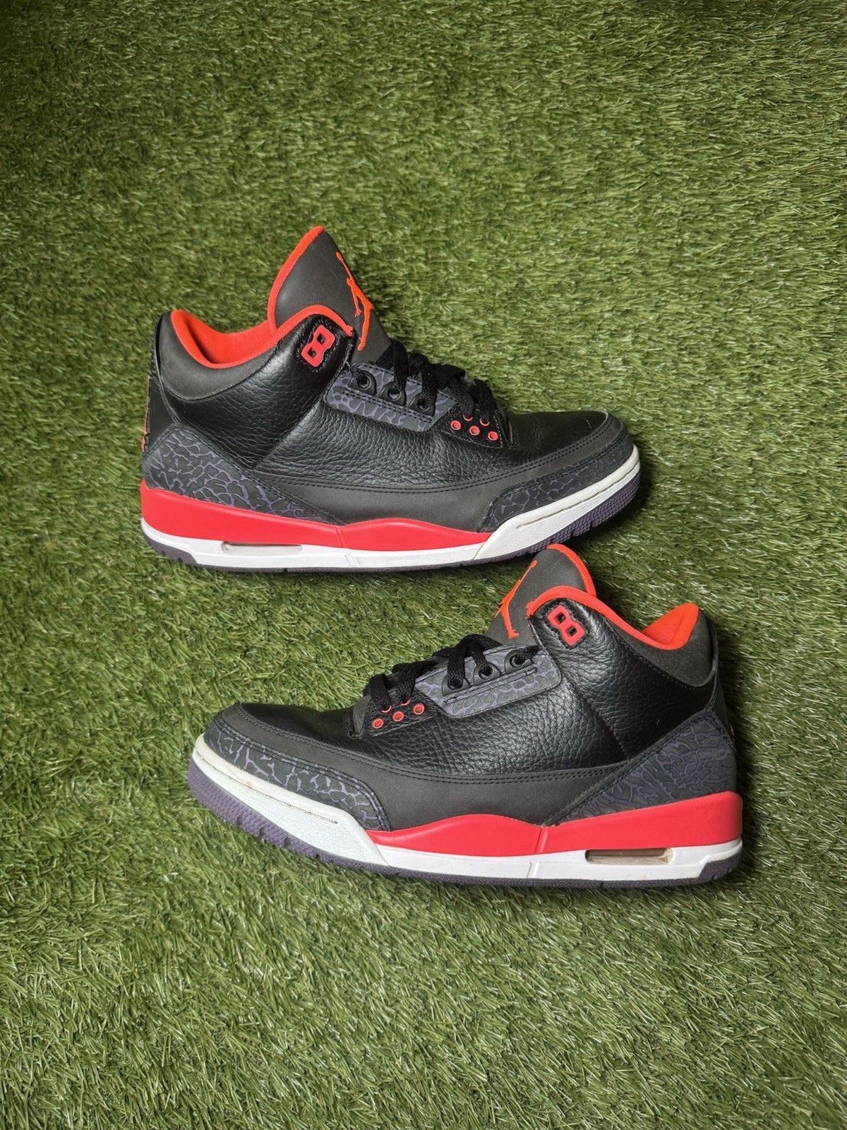 Air Jordan 3 Retro Crimson Size 8 Men’s Check Description