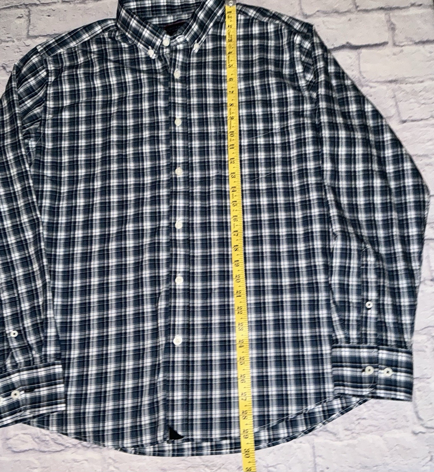 UNTUCKit Shirt Mens extra large plaid button oxford cloth preppy office