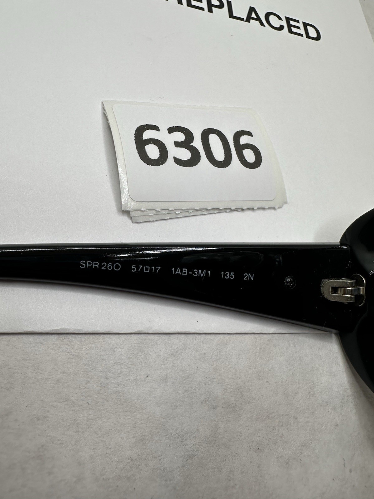 Prada SPR 260 57 17 135 1AB-3M1 2N