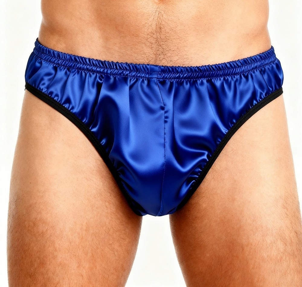 3 Pack Men’s 100% Silk Briefs – Comfort Daily Wear Underwear Sizes S-4XL