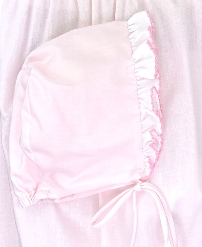 NWT Petit Ami White Pink 3p Giraffe Diaper Dress Set 3 Months Hat Baby Girls 3M