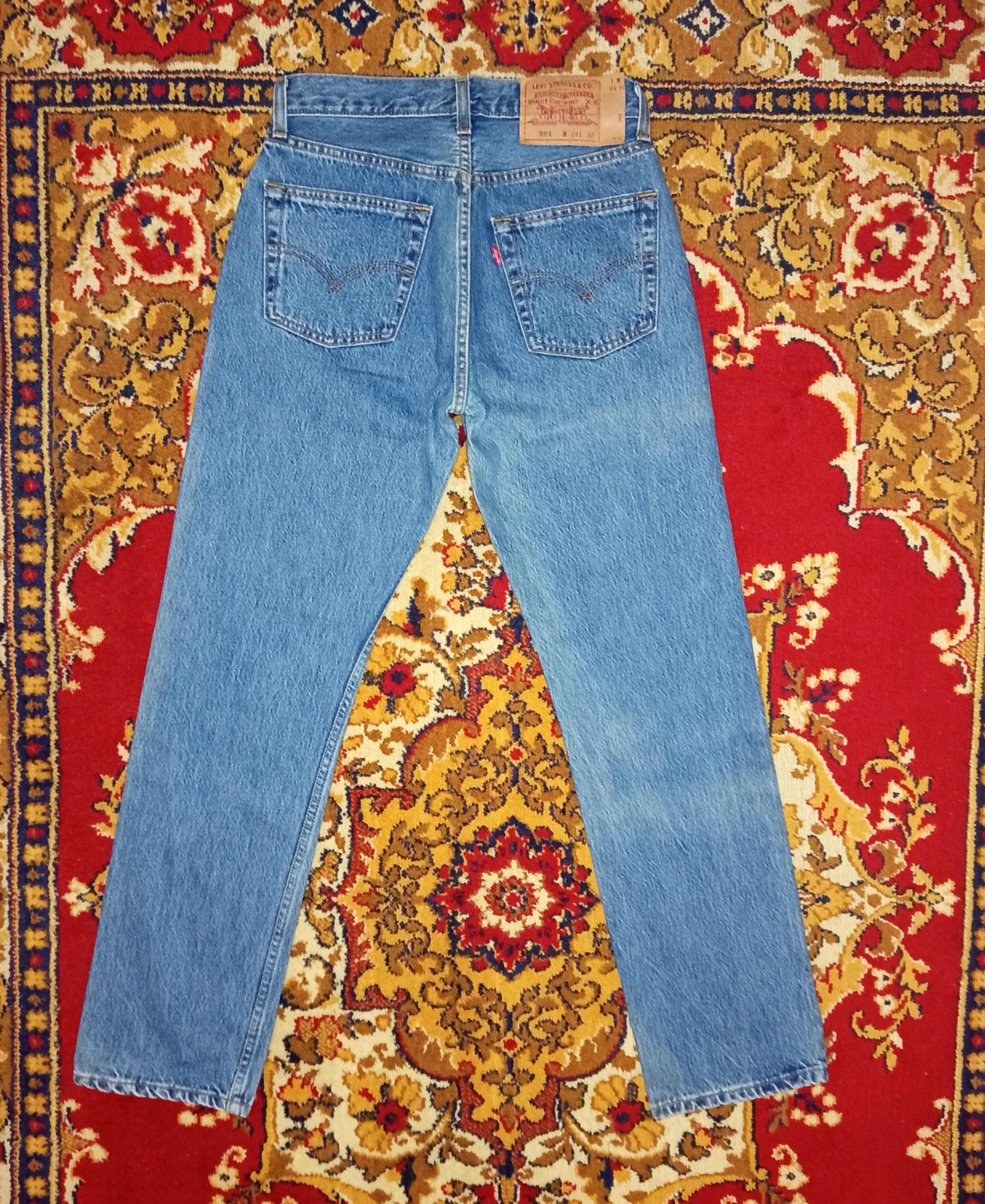 Vintage 90s Levi’s 501 Jeans “For Women” Made in Canada Stonewash W28 L30