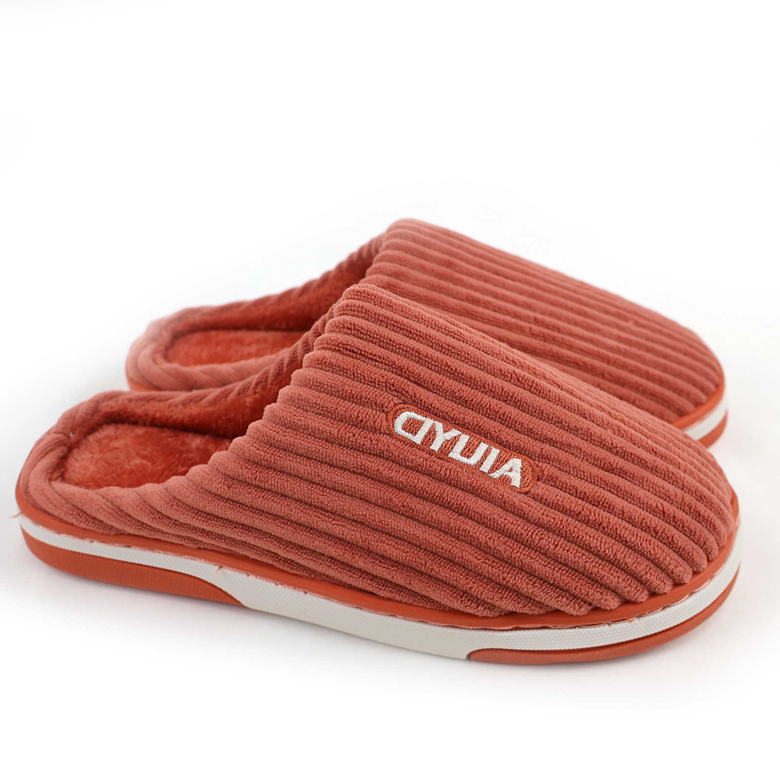 Women Mens House Slippers Indoor Shoes Casual Snow Soft Non-Slip Edge Home Shoes