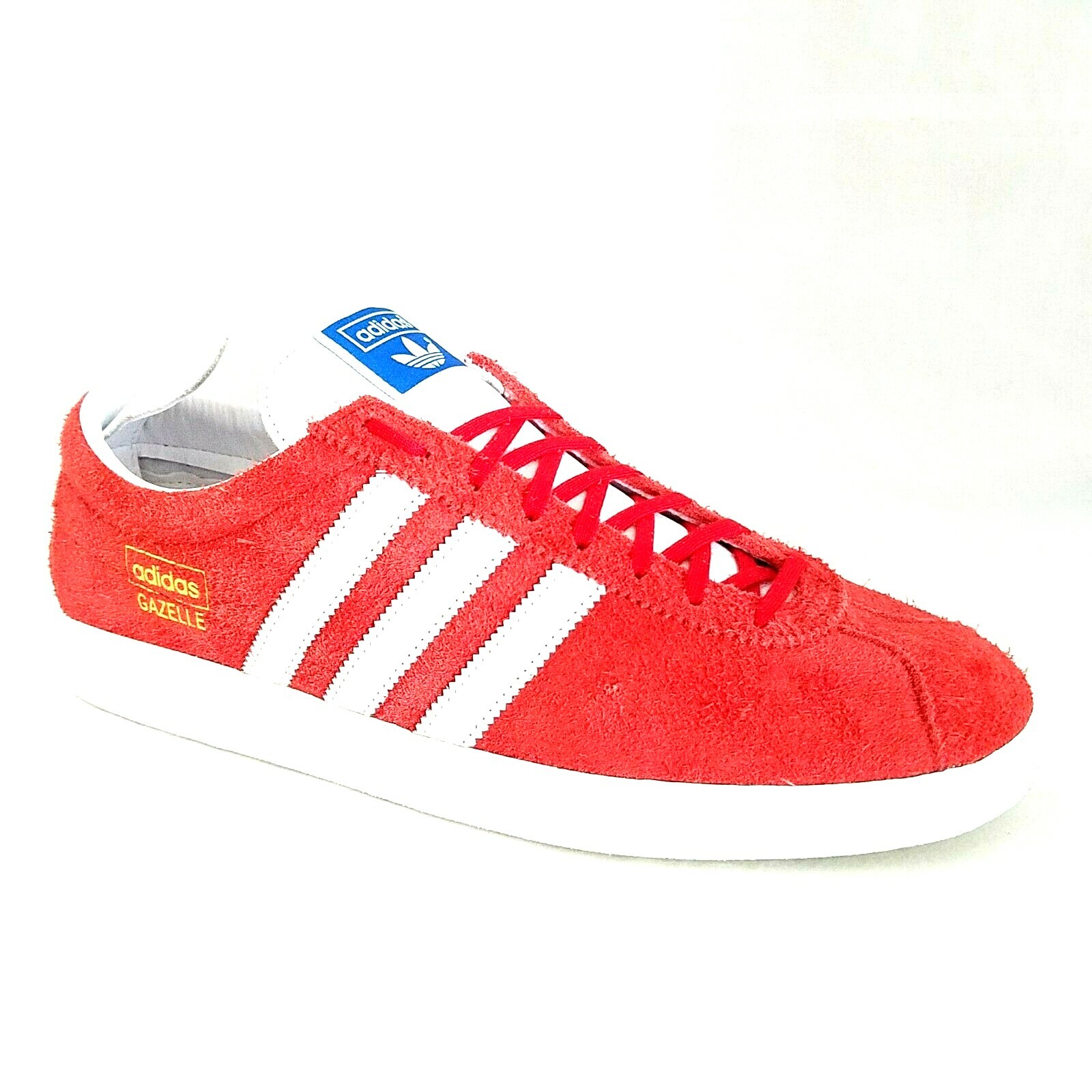 ADIDAS Gazelle Vintage Red White Rugged Suede FU9657 Mens US 12 EU 46 2/3 NEW