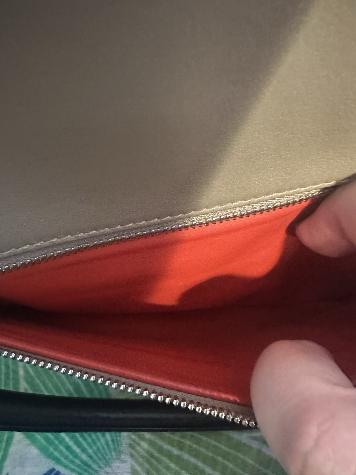CELINE Trapeze Multicolor Colorblock Satchel Top Handle Bag, Zip/Clasp, Silver