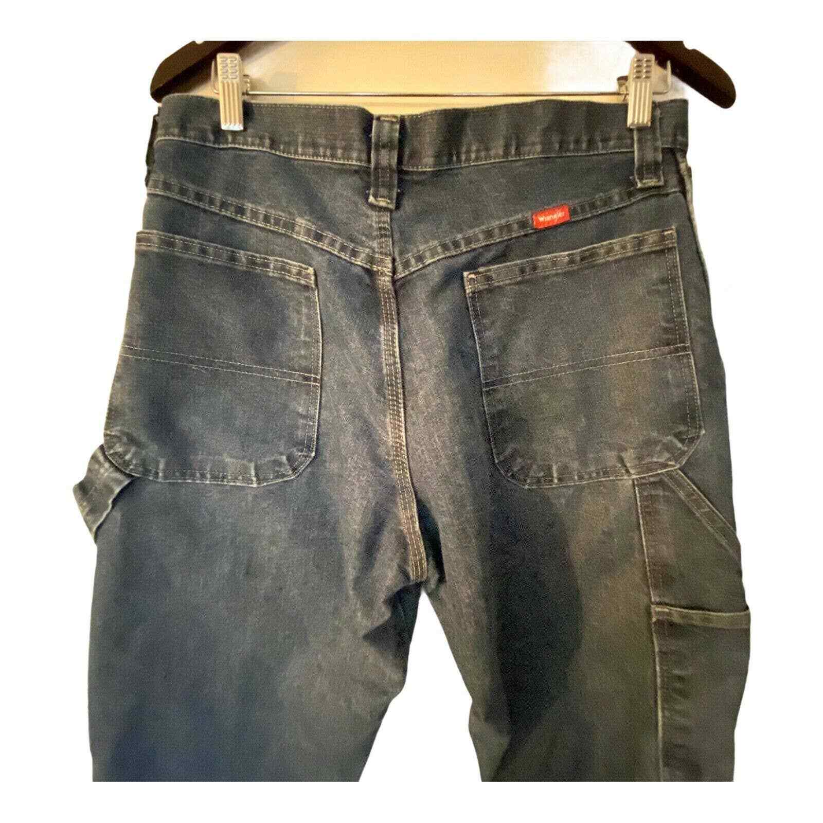 Wrangler Riggs Jeans Size 32×34 Workwear Men’s Five Pockets Comfort Denim Work