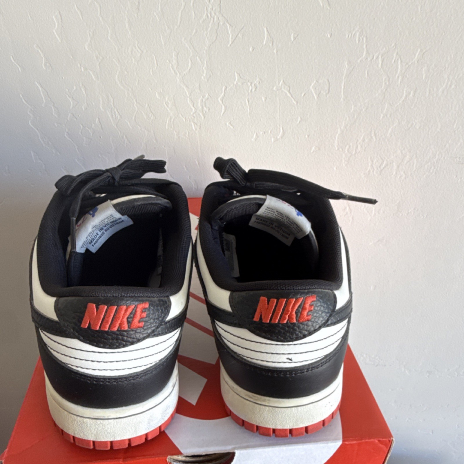 Nike Dunk Low Retro EMB Sail Black Chile Red 75th Anniversary Bulls DD3363-100