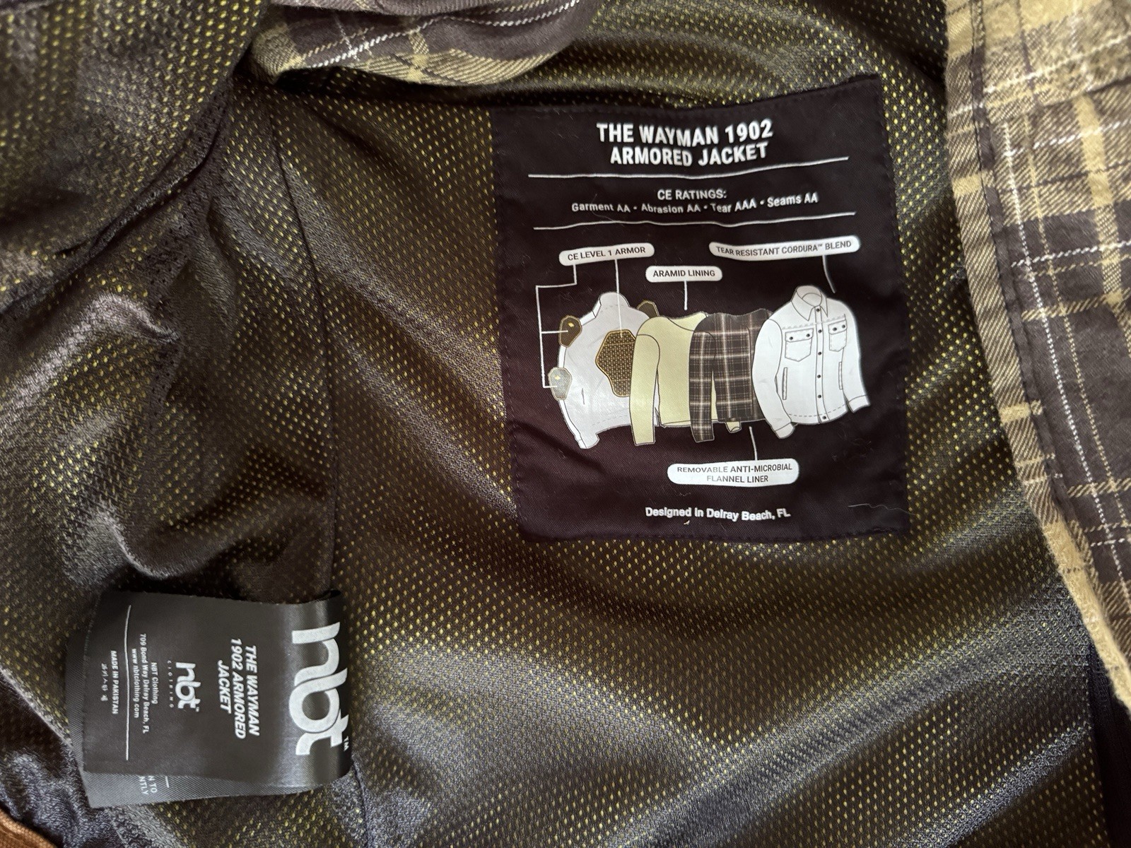 NBT Wyman 1902 Armored Jacket Medium