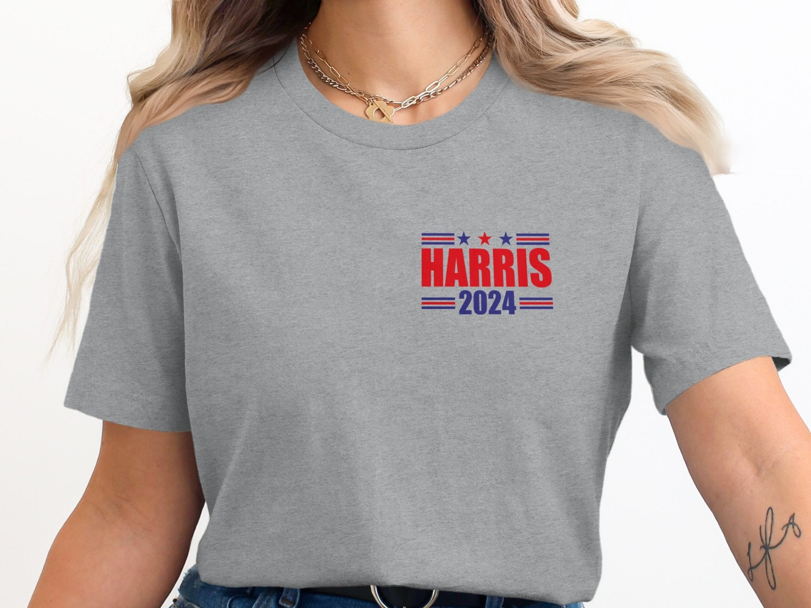 Patriotic Harris 2024 Election Campaign T-Shirt