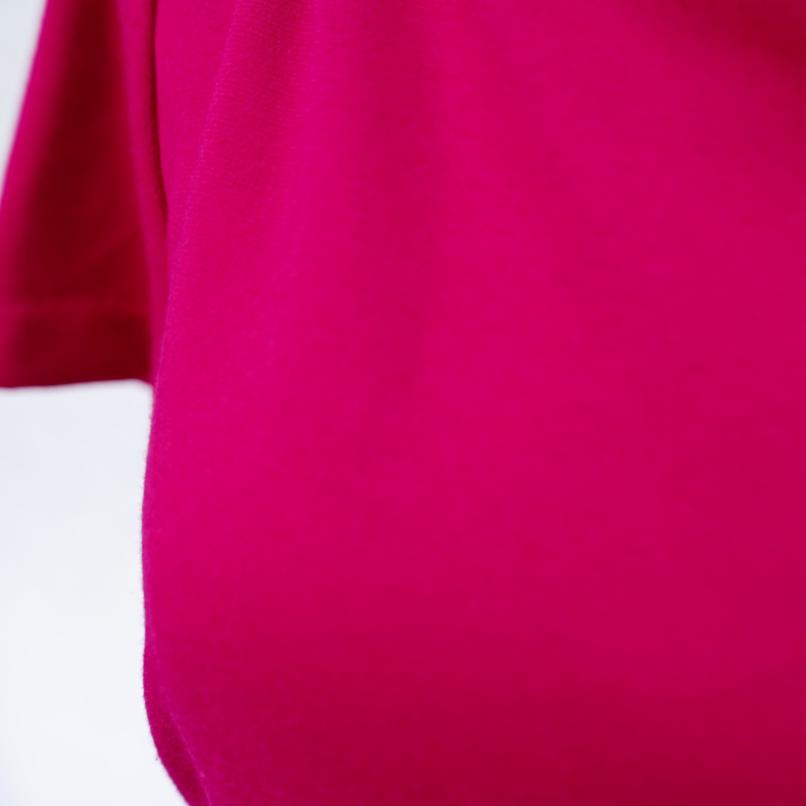 Tahari -Large- Hot Pink Peplum Top Blouse Boat Neck Short Sleeve Waist Flare