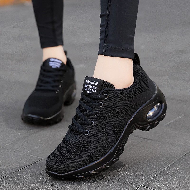 Round Toe Front Lace-up Women’s Low Top Mesh Sneakers, Please use the size chart
