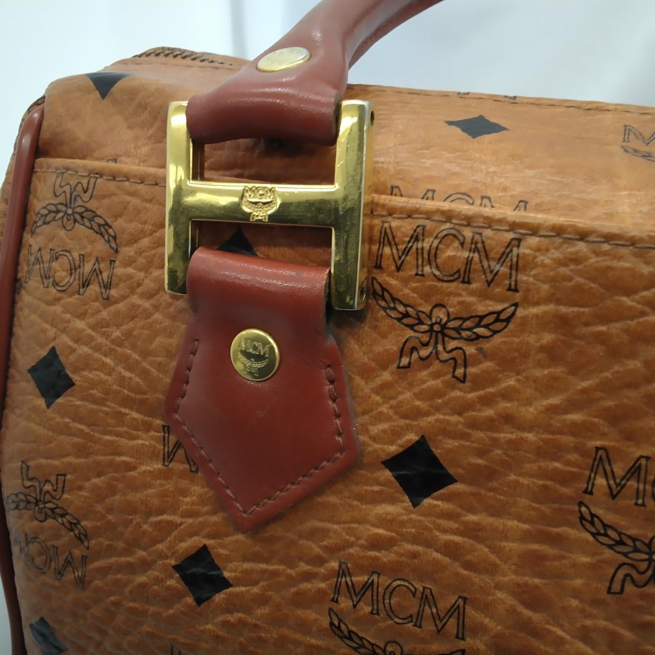 MCM Mini Boston Bag 10.6 inch
