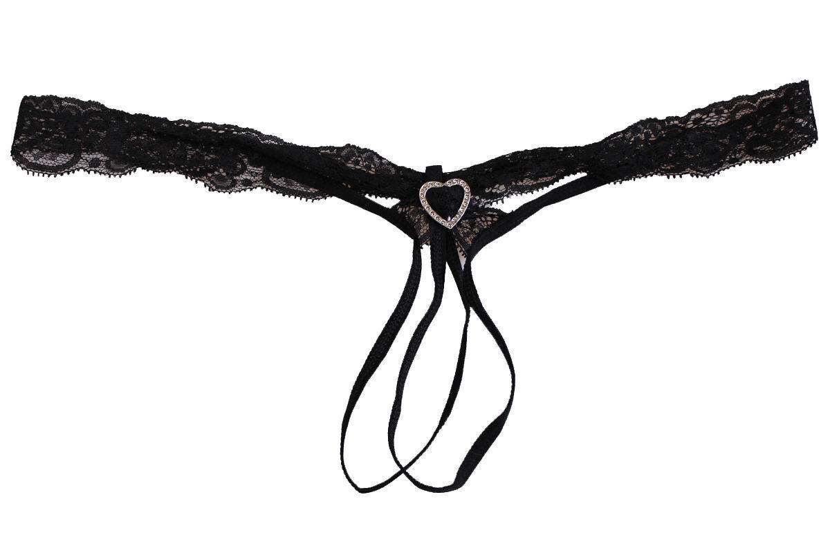 2 Pack Lot Sexy Womens See Through Underwear Panties G-String Thongs Lingeries