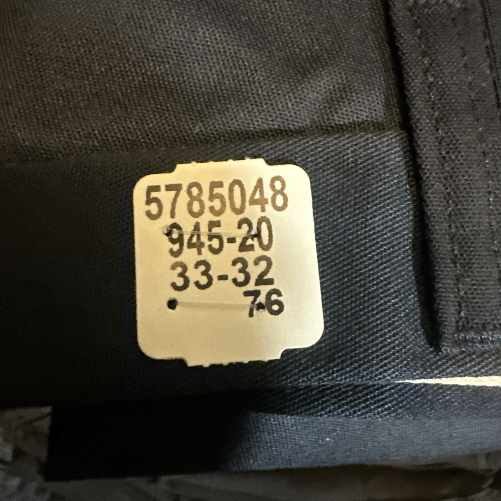 3 Cintas Comfort Flex Navy Blue Work Pants Size 33×32 #945-20 Very Comfortable