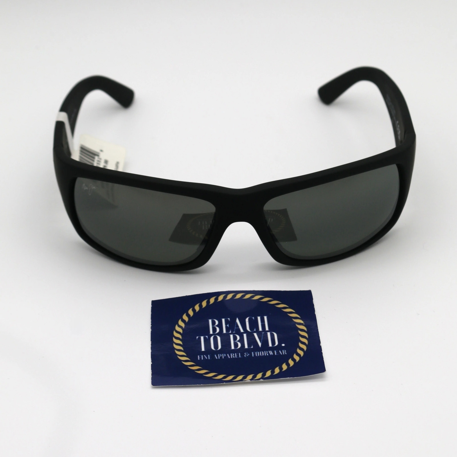 Maui Jim Sunglasses World Cup – Matte Black Rubber Frame w/ Neutral Gray Lens