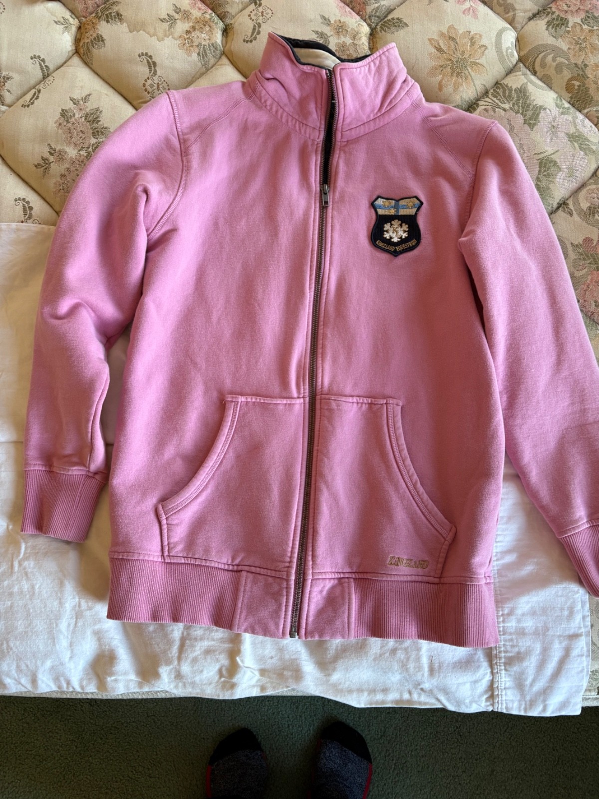 Kingsland equestrian womens pink zip up size small