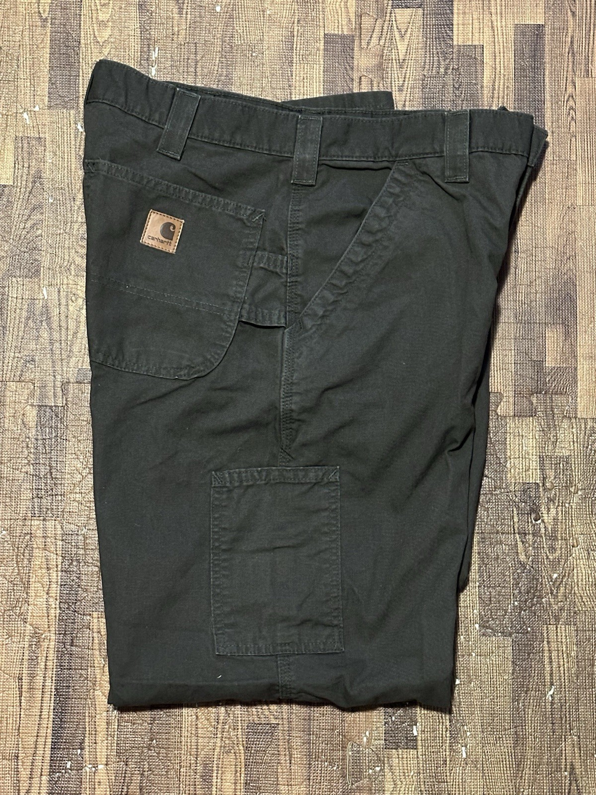 Carhartt Loose-Fit Canvas Utility Work Pant (Dungaree Fit), 34×30, Dark Brown