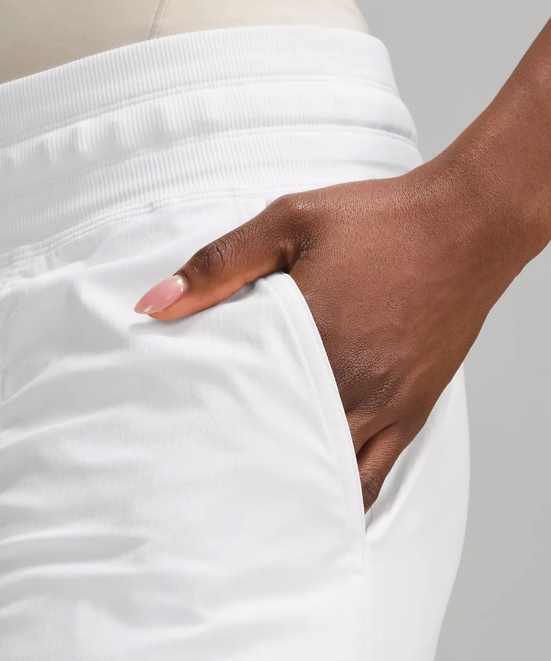Lululemon Dance Studio Mid Rise Jogger Full Length Pants Travel White Womens 12