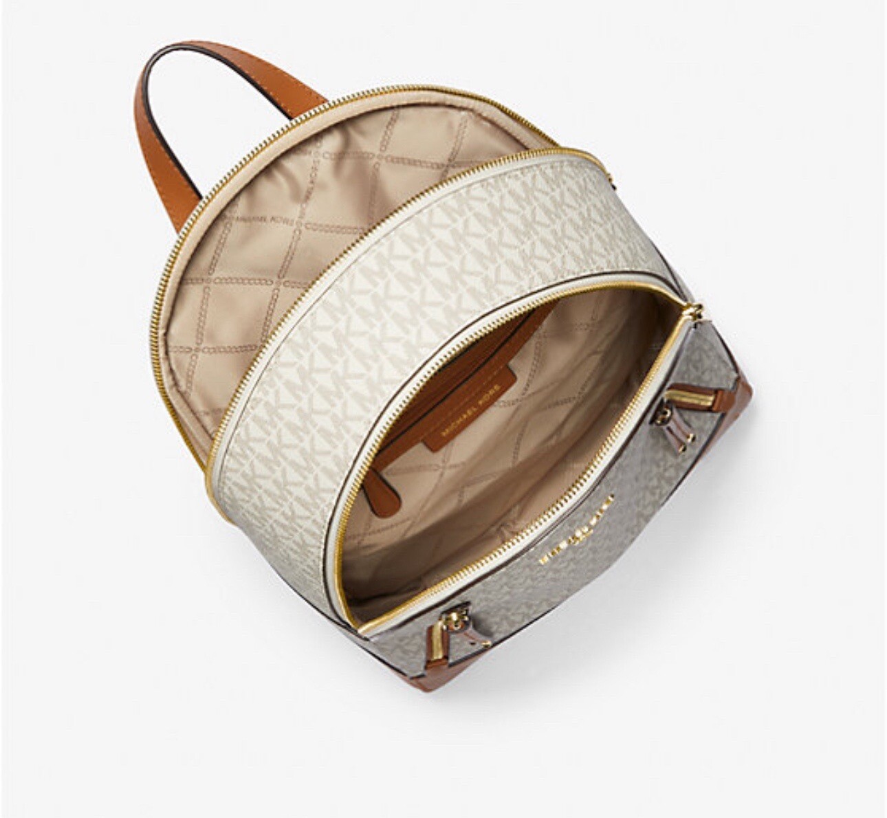Michael Kors Brooklyn-Medium Backpack Vanilla New