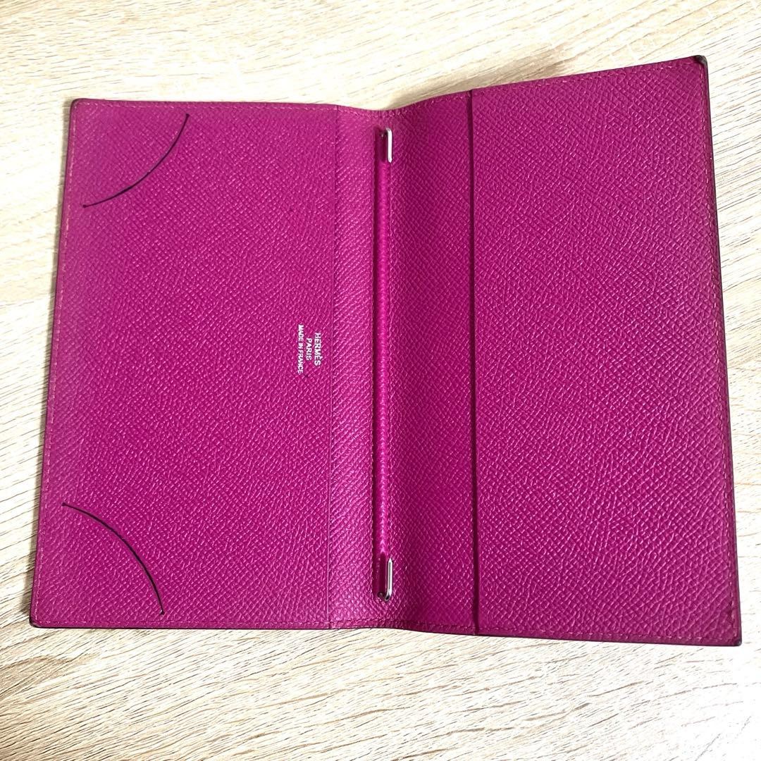 Pink HERMES Agenda Cover 17cm x 10cm Pre-owned Unisex