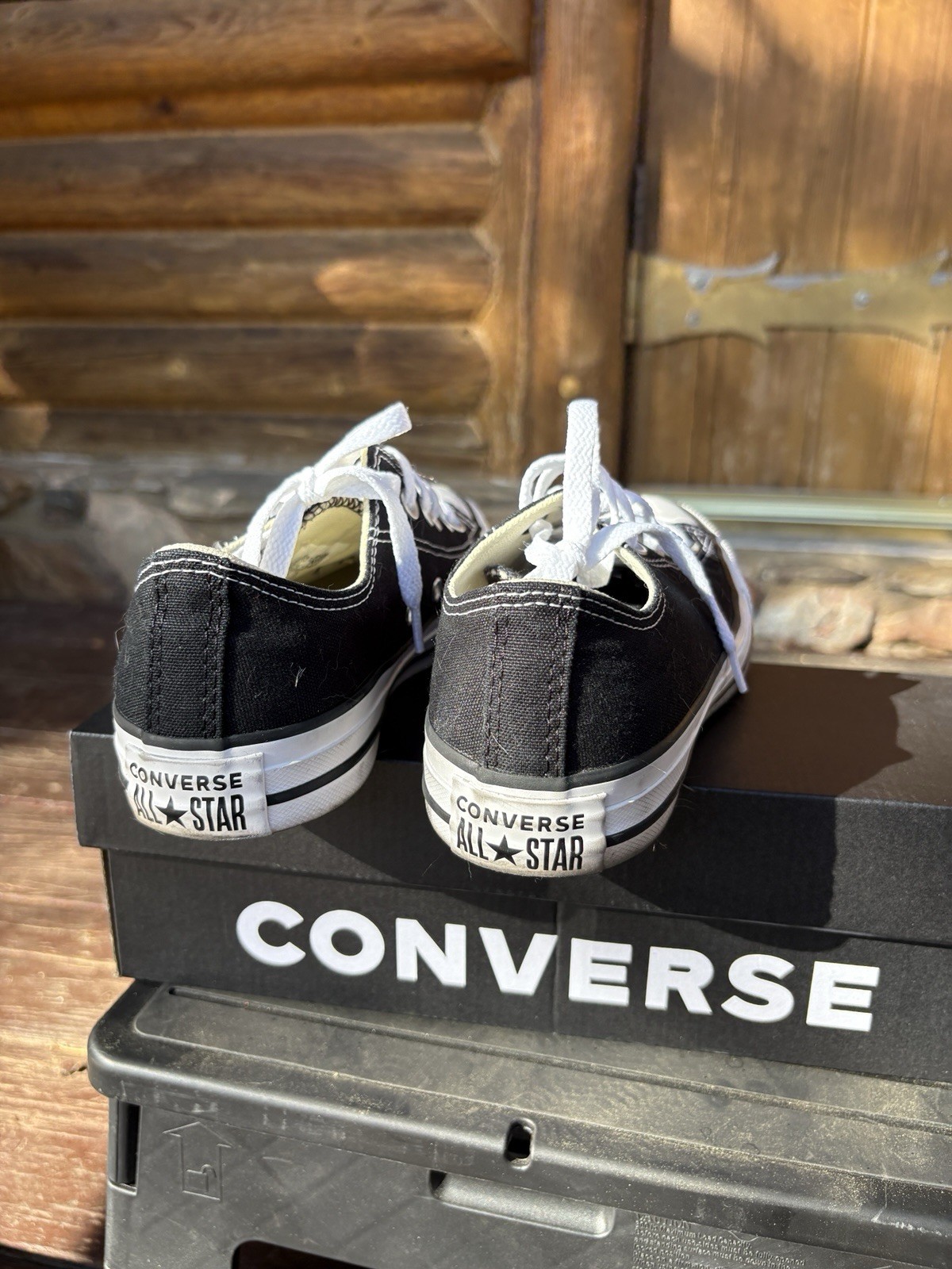 Converse Chuck Taylor All Star Ox Low Top Canvas Sneakers Black/White M9166