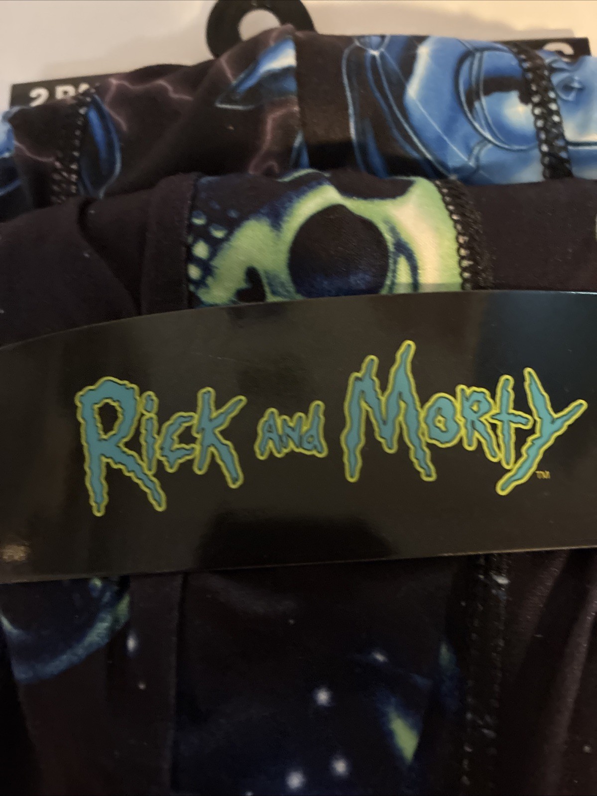 Rick And Morty Men’s Boxer Brief 2-Pk Men Size: S ( 28-30) Elastic Waist Band