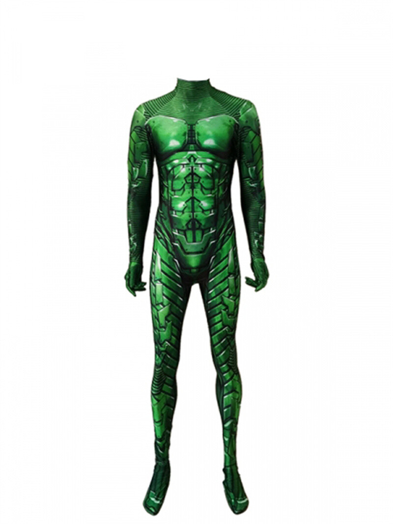 Green Goblin Costume Cosplay Jumpsuit Halloween Zentai Adult/Kids