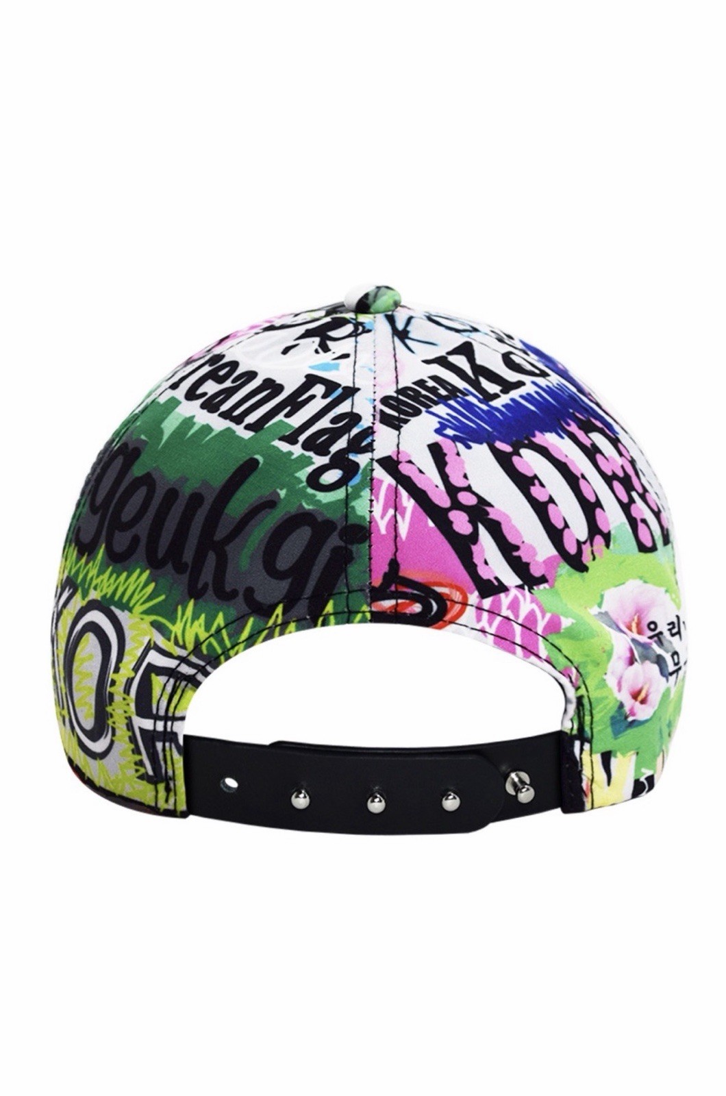 Korea Graffiti Baseball Cap Republic of Korea Hat Adjustable Snapback Unisex