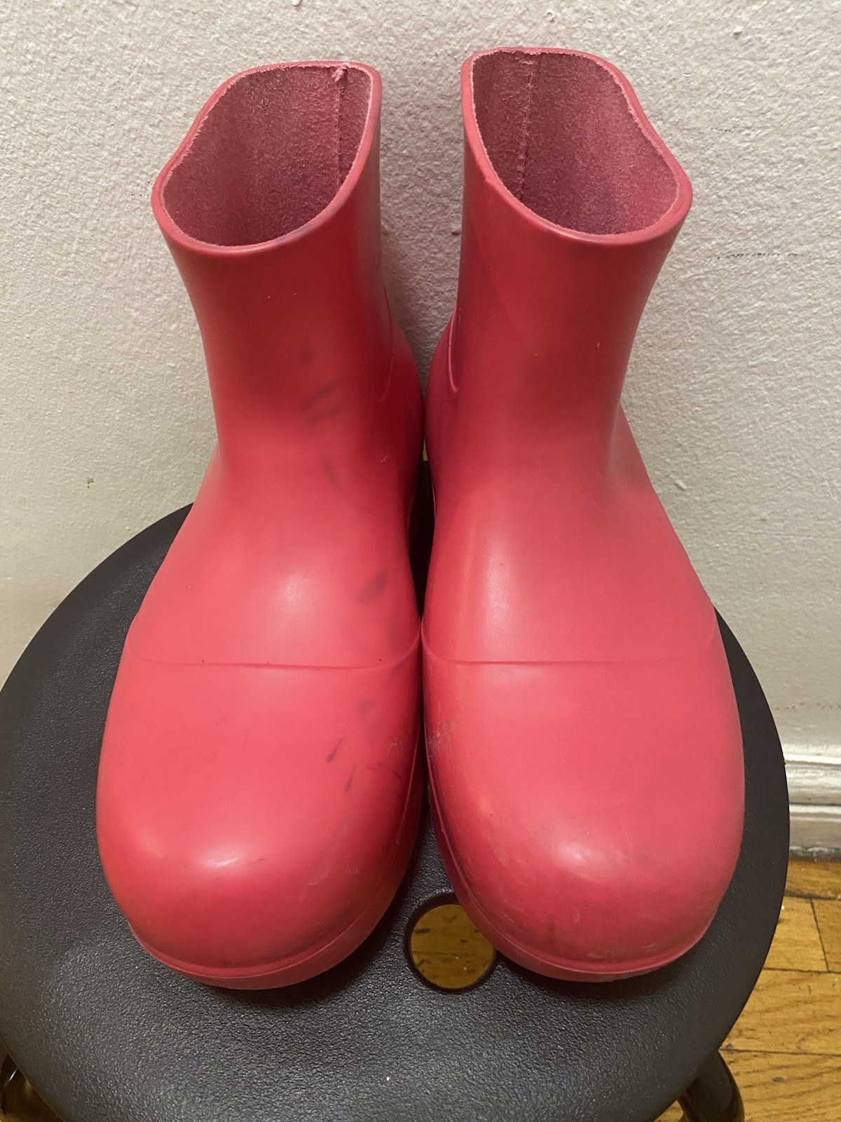 READ DESCRIPTION! 💥 Bottega Veneta Puddle Ankle Boots – DUAL Size 38-40 – USED