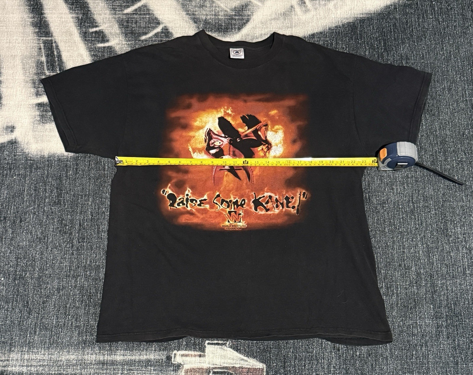 Vintage 90s WWF Kane Welcome To Hell Shirt XL